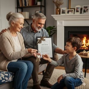 Чи можна подарувати нерухомість неповнолітнім онукам: правові особливості