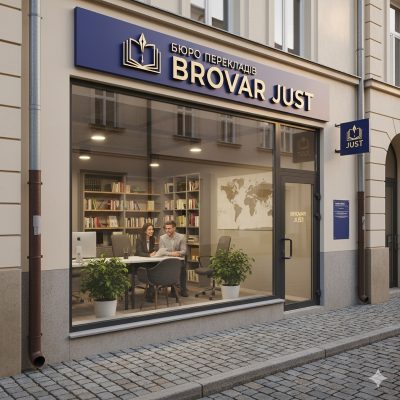 Бюро перекладів "Бровар Юст". Нотаріальні переклади на різні мови світу.