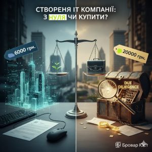 Створення ІТ компанії: Що краще — придбати готову чи заснувати свою? Глибокий юридичний аналіз