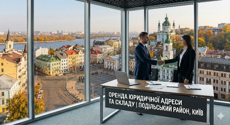 Суборенда юридичної адреси під склад 400 кв.м у Подільському районі — вул. Оболонська, 25 (04071), Київ
