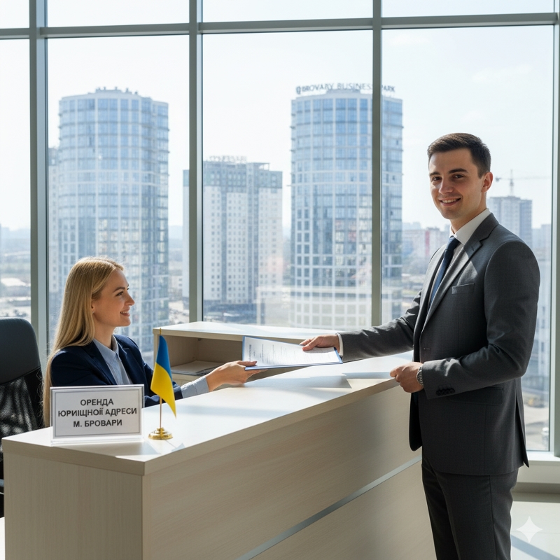 Оренда юридичної адреси в місті Бровари (Київська область)