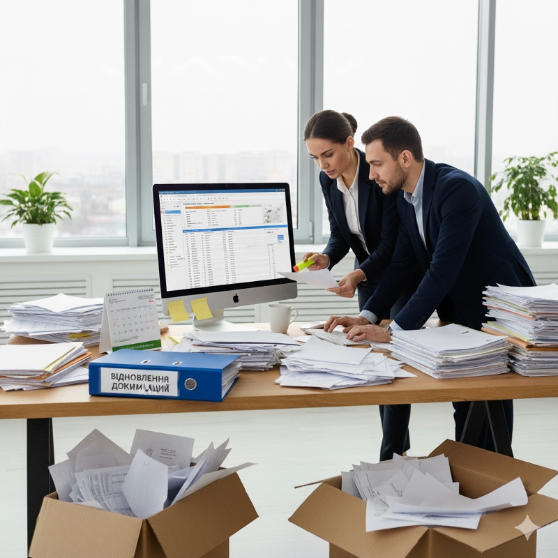 Відновлення первинної документації ФОП і ТОВ | Відновлення бухгалтерських документів — Бровар Юст