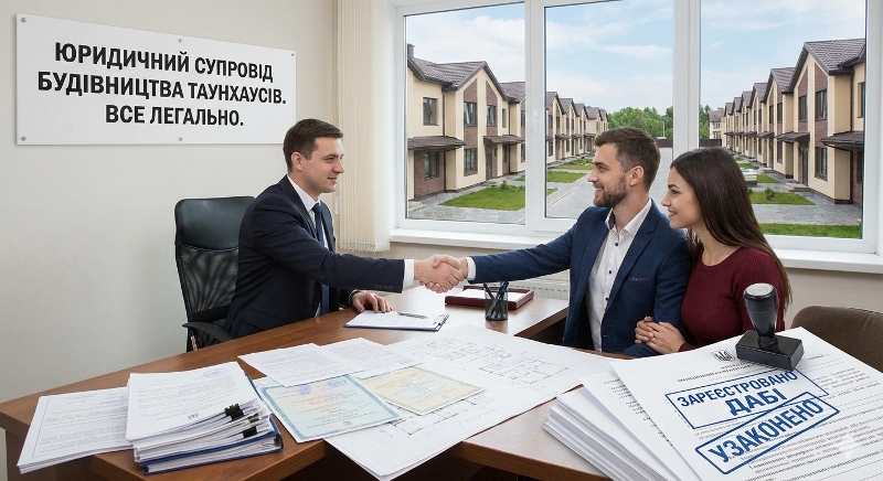 Будівництво таунхаусів: правові особливості набуття права власності