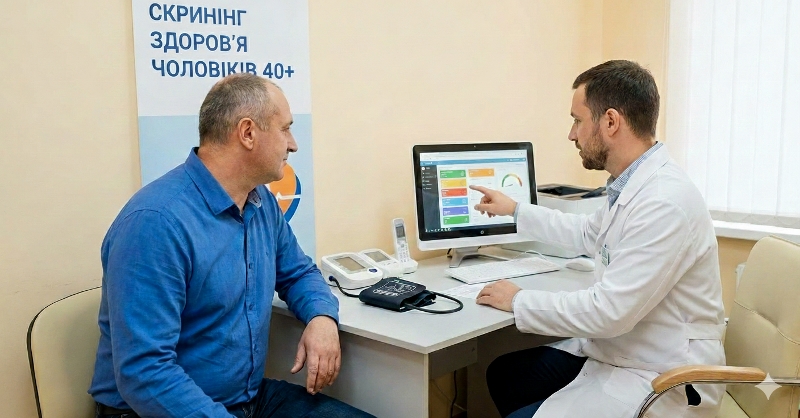 Скринінг здоров’я 40+ з 2026 року: як отримати 2000 грн