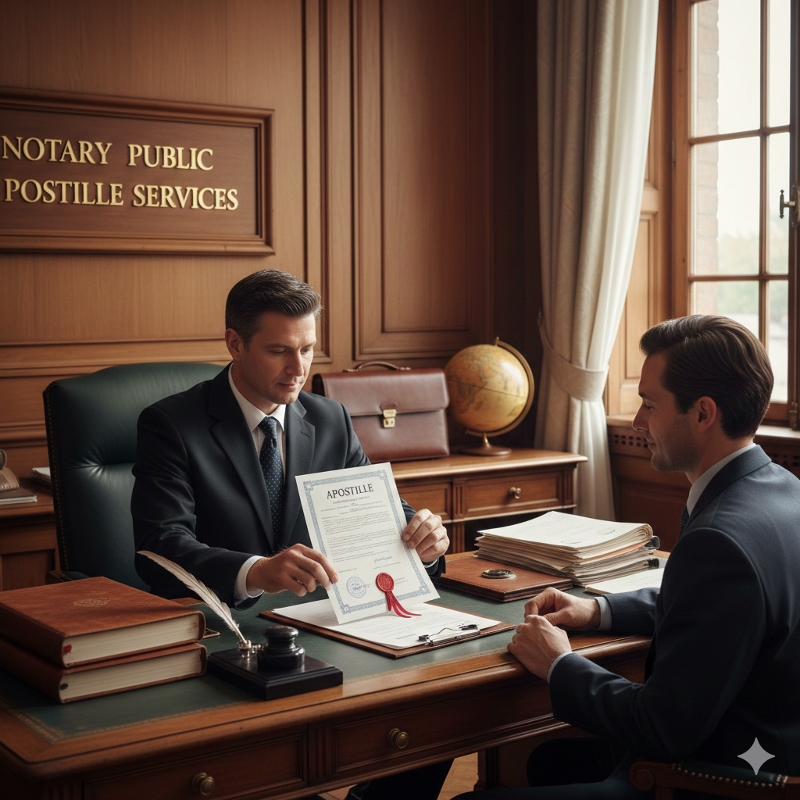 Апостиль через нотаріуса: нотаріальні документи для використання за кордоном | Бровар Юст