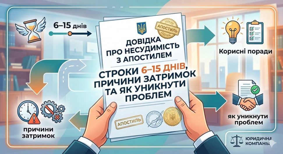 Довідка про несудимість з апостилем: строки, ціна, оформлення | Бровар Юст
