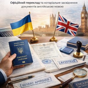 Переклад документів на англійську мову у Броварах | Бровар Юст
