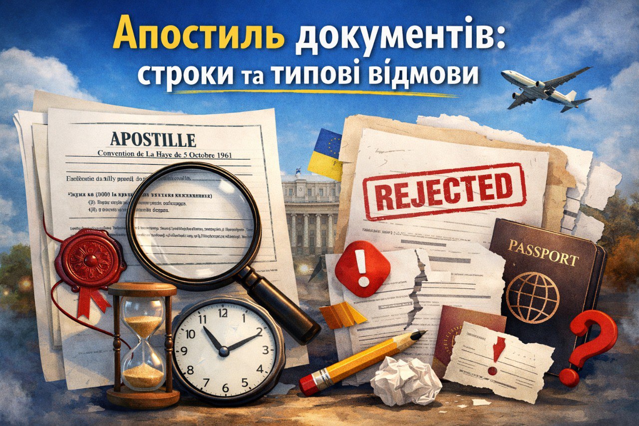 Апостиль документів у Броварах та Україні — строки, відмови, допомога | Бровар Юст