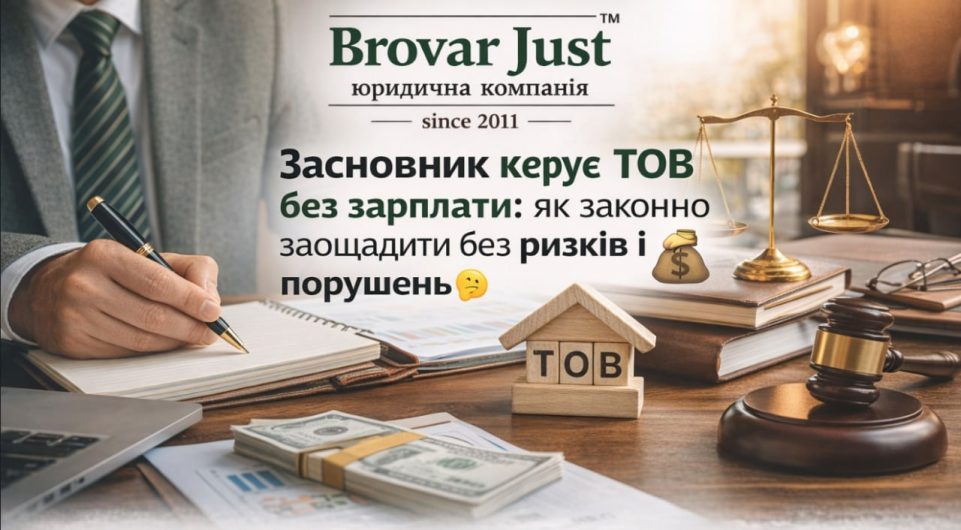 Засновник ТОВ без зарплати у 2026 році: як законно керувати компанією