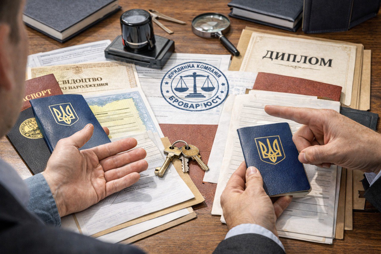 Відновлення втрачених документів у Броварах та по Україні | Бровар Юст