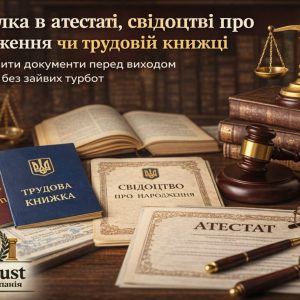 Помилка в атестаті, свідоцтві про народження чи трудовій книжці — як виправити у 2026 році | Бровар Юст