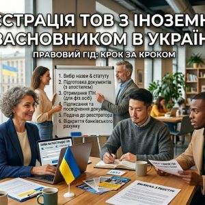 Реєстрація ТОВ з іноземним засновником в Україні