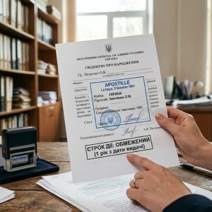 Який термін дії апостилю в Україні: чи має апостиль строк дії