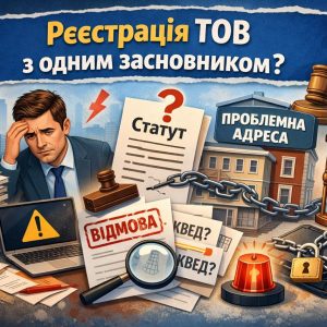 Реєстрація ТОВ з одним засновником у Броварах та Києві | Бровар Юст