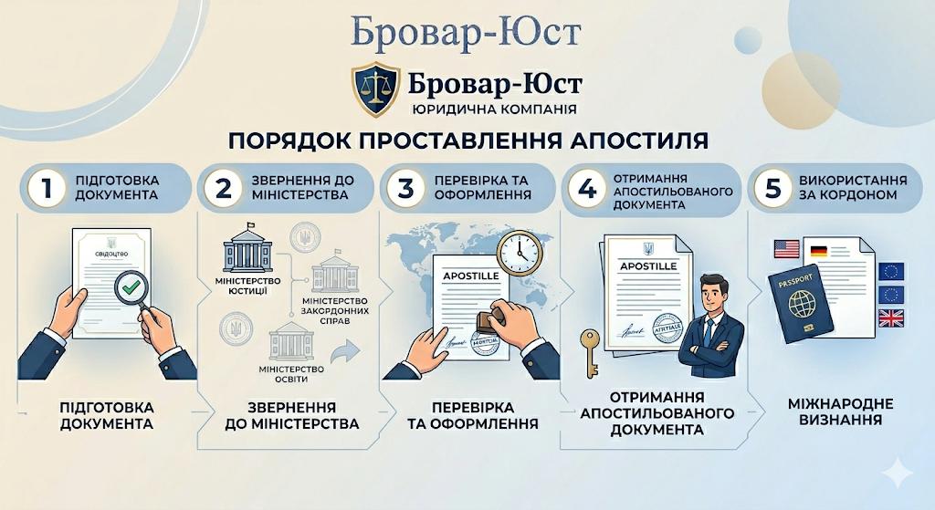 Порядок проставлення апостиля в Україні: документи, строки, етапи та поширені помилки