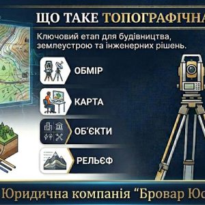 Що таке топографічна зйомка земельної ділянки | Бровар Юст