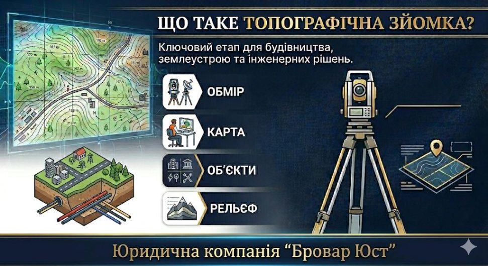 Що таке топографічна зйомка земельної ділянки | Бровар Юст