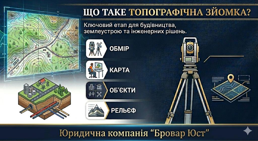Що таке топографічна зйомка земельної ділянки | Бровар Юст