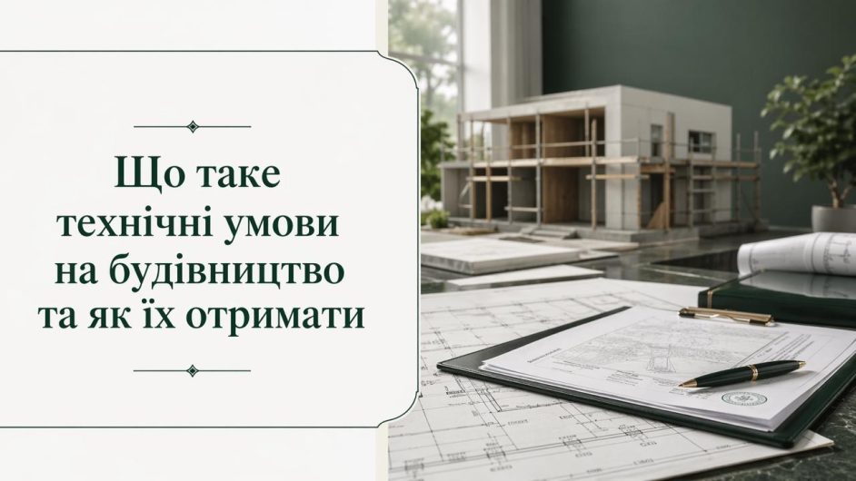 Що таке технічні умови на будівництво та як їх отримати в Україні