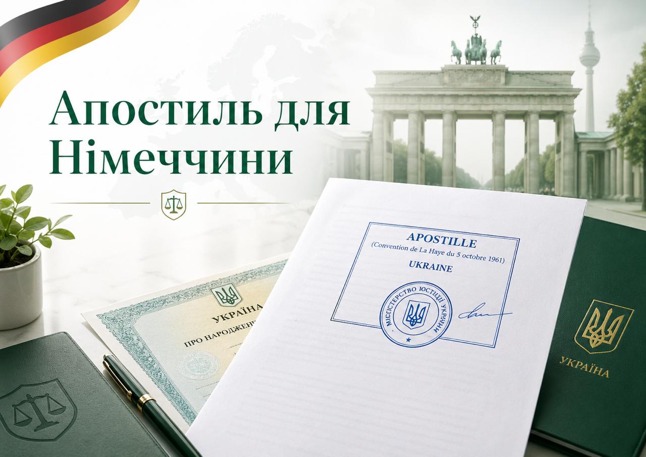 Апостиль для Німеччини — оформлення документів для Німеччини | Бровар Юст