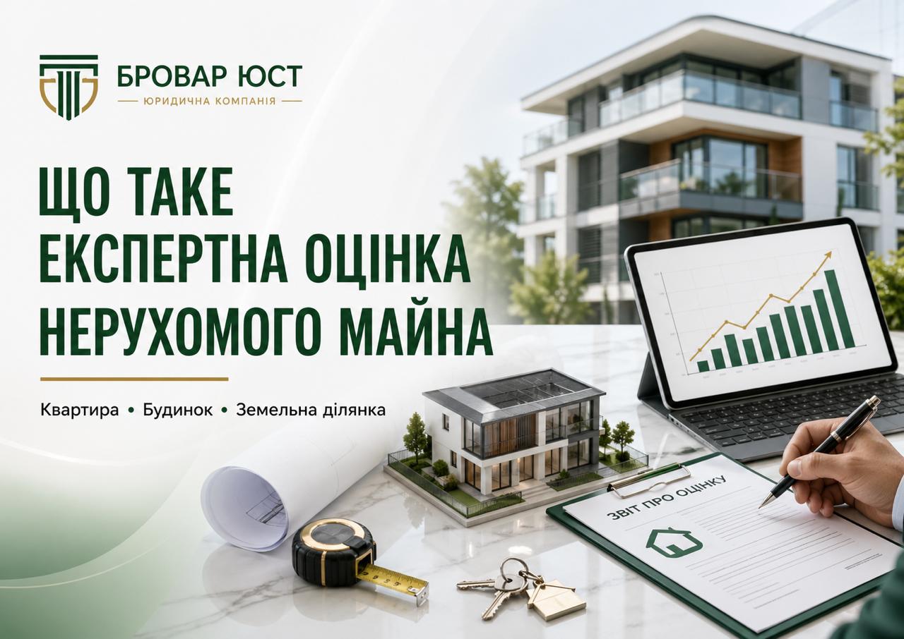 Експертна оцінка нерухомого майна в Україні | Бровар Юст