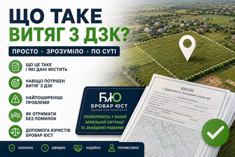 Витяг з ДЗК: що це таке, як отримати, для чого потрібен | Бровар Юст
