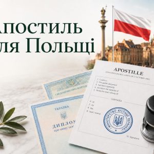 Апостиль для Польщі в Україні