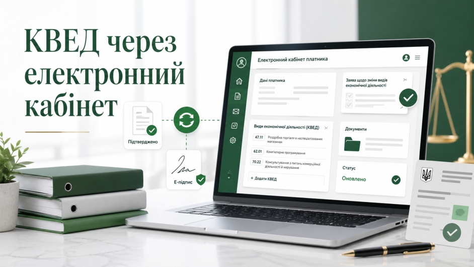 Як додати КВЕД через електронний кабінет платника податків — інструкція для ФОП