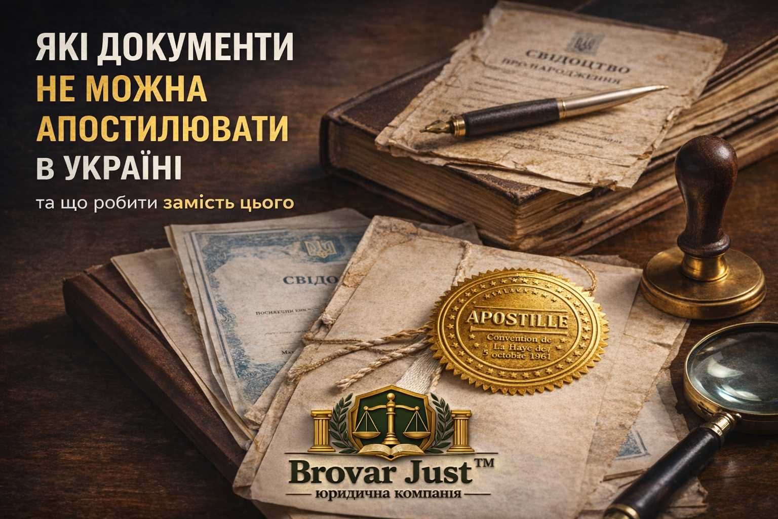 Які документи не можна апостилювати в Україні: пояснення юриста, винятки та правильний порядок дій