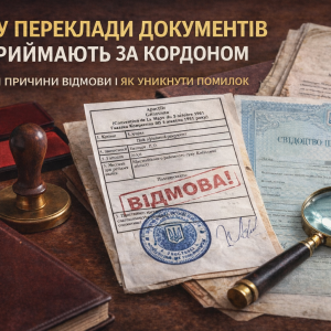 Чому переклади документів не приймають за кордоном: головні причини відмови і як діяти правильно 3 Чому переклади документів не приймають за кордоном: основні причини відмови і як уникнути помилок