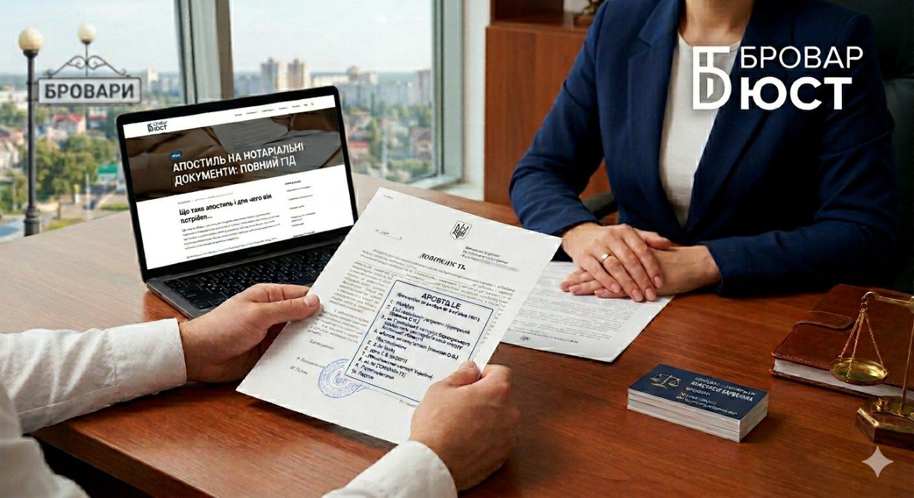 Апостиль на нотаріальні документи у Броварах та Києві | Бровар Юст