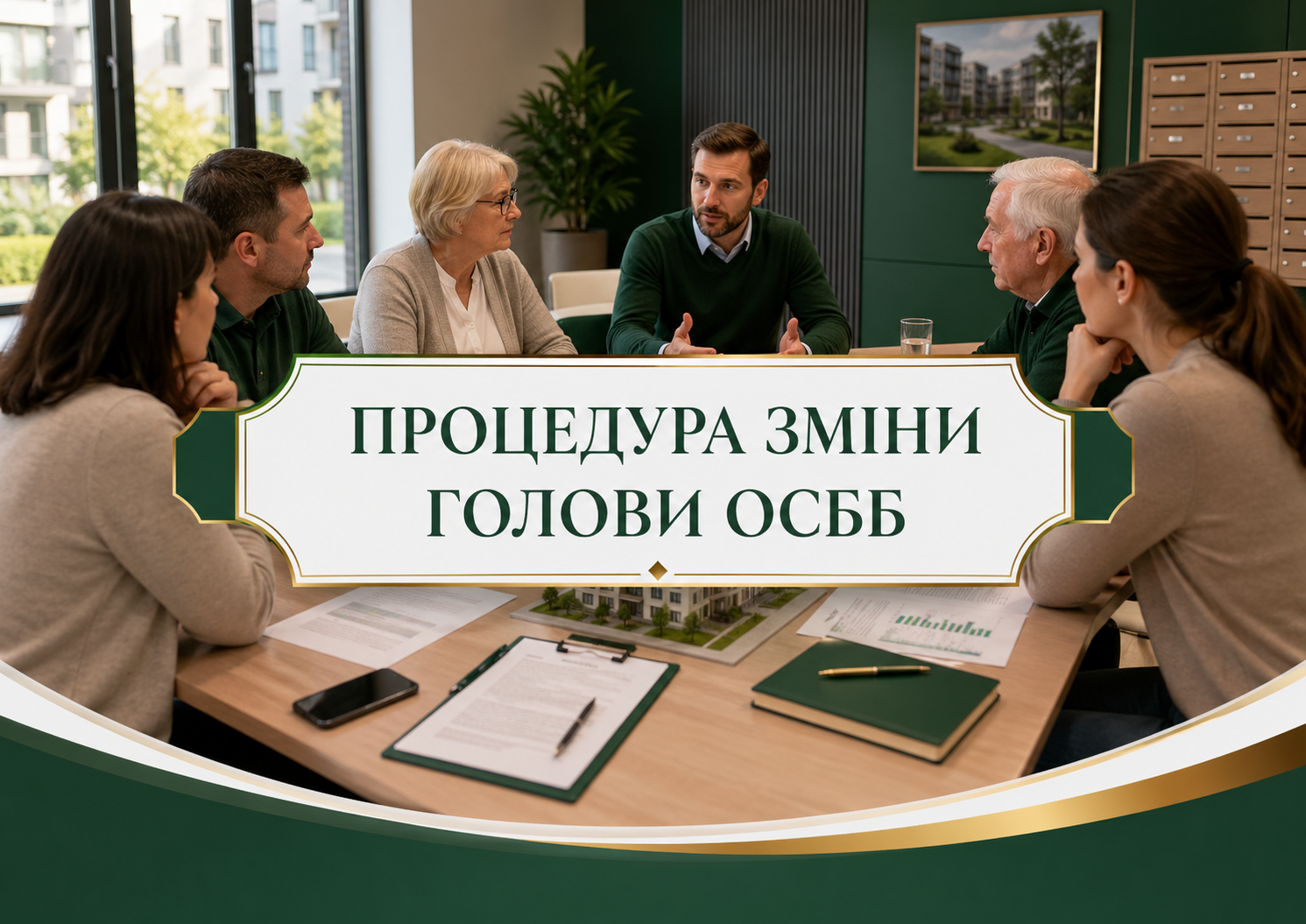 Процедура зміни голови ОСББ: документи, протокол, реєстрація змін у ЄДР