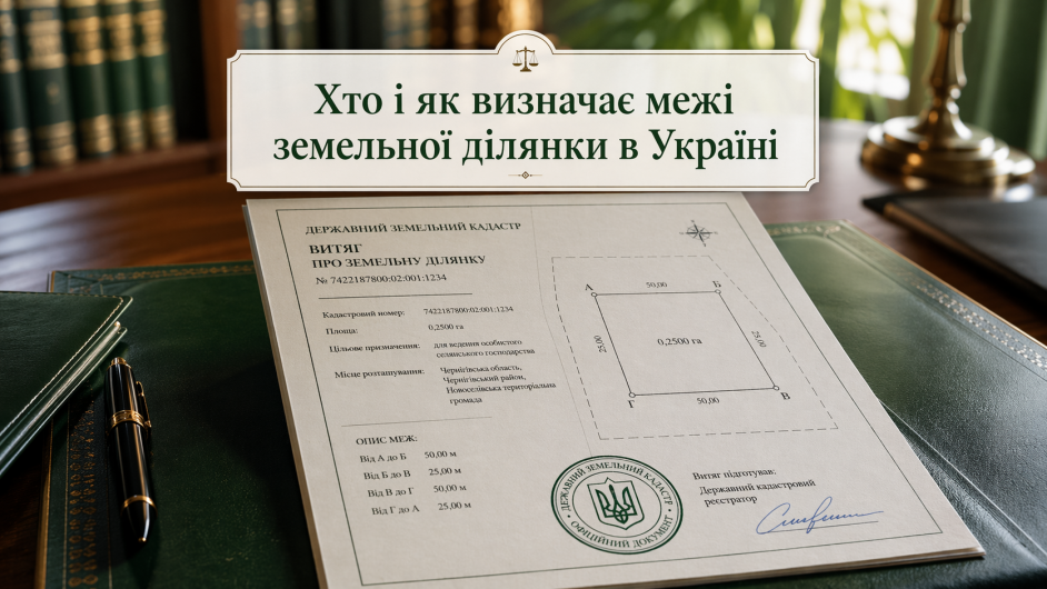 Хто і як визначає межі земельної ділянки в Україні: порядок, документи, спори
