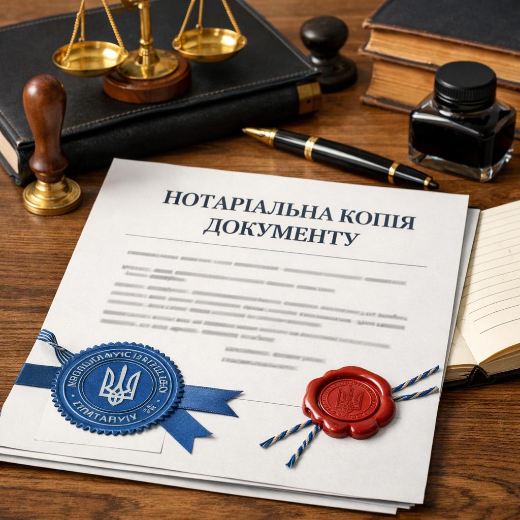 Нотаріально завірена копія документа — що це, навіщо потрібна та як оформити