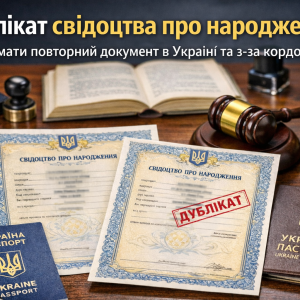 Дублікат свідоцтва про народження: як отримати в Україні та за кордоном
