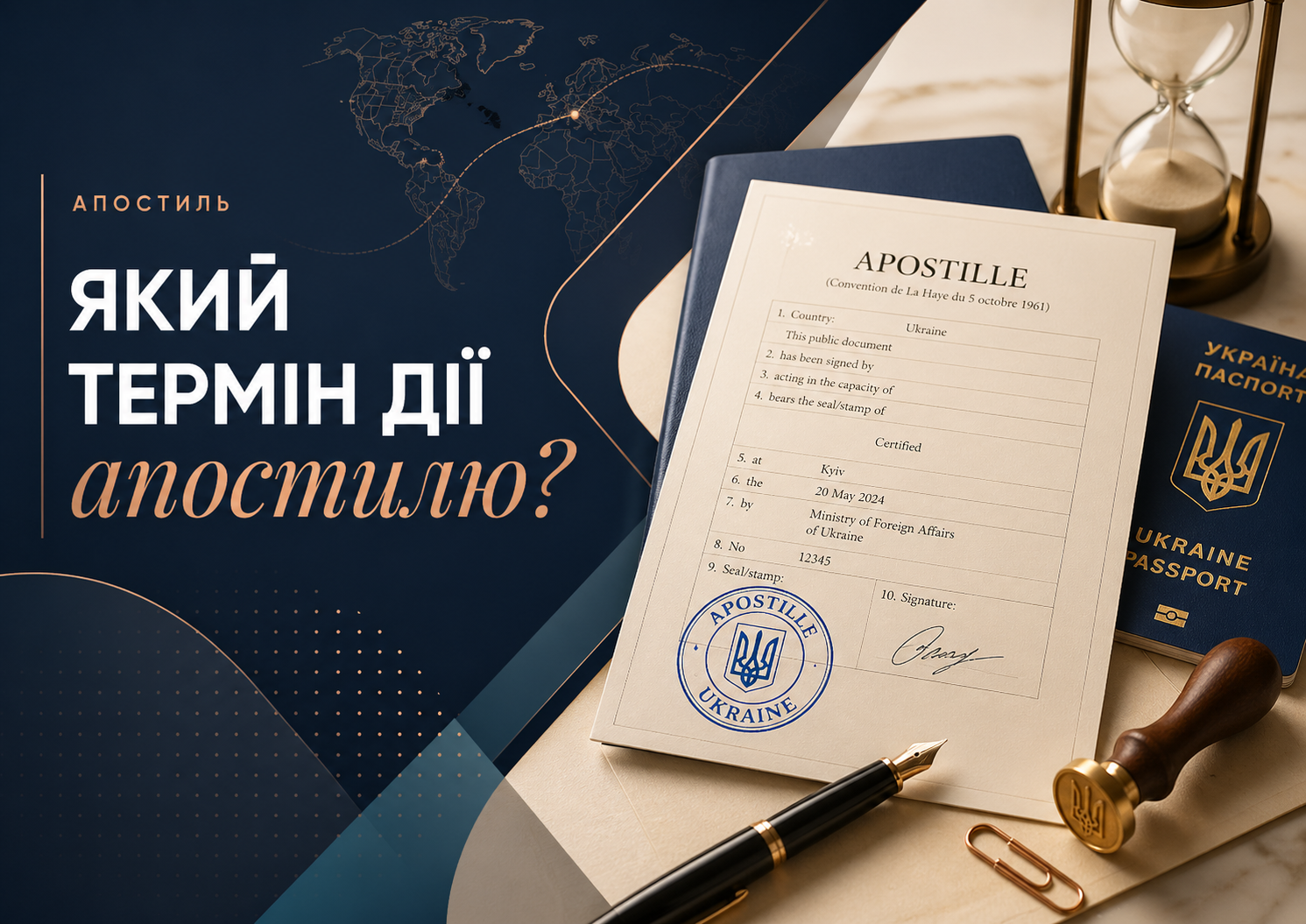 Який термін дії апостилю в Україні: скільки діє апостиль на документи