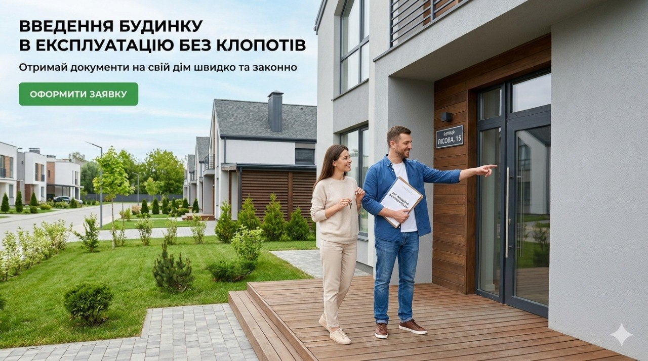 Введення будинку в експлуатацію в Україні — ціна від 30 000 грн | Бровар Юст