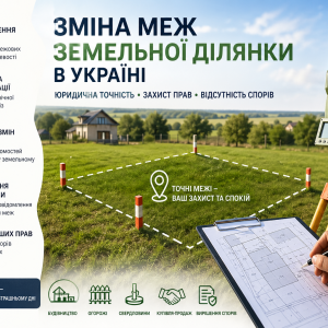 Зміна меж земельної ділянки в Україні: як уточнити, виправити або перенести межі ділянки