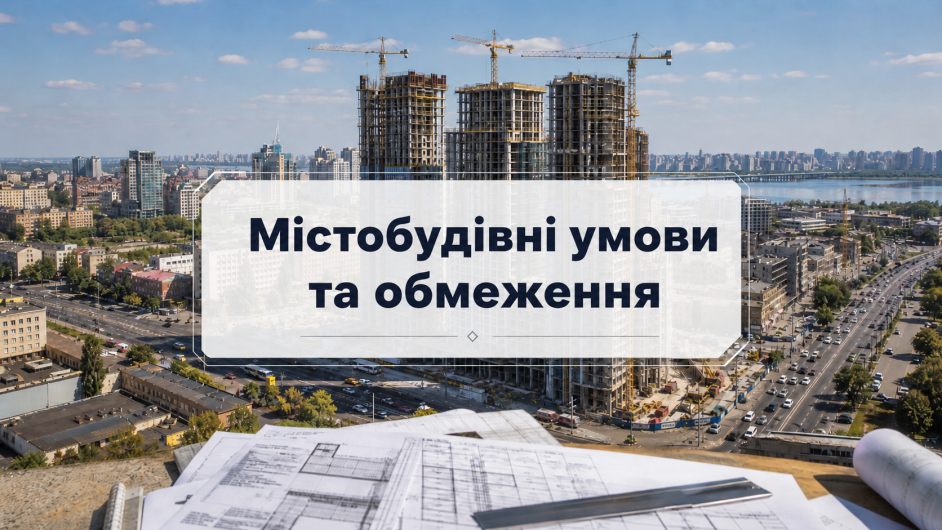Містобудівні умови та обмеження: як отримати МУО для будівництва