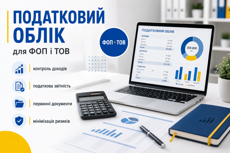 Податковий облік: ведення, правила, ризики та допомога бізнесу